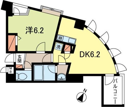 荻窪駅 徒歩14分 3階の物件間取画像